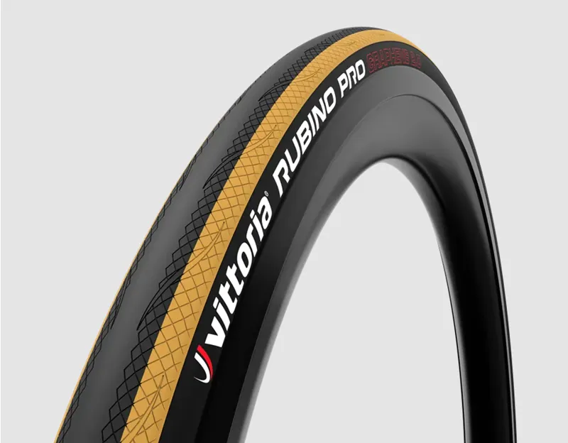 Vittoria Rubino Pro IV 700 x 28c Folding Clincher 3C G2.0 Road Tyre in Tan/Black
